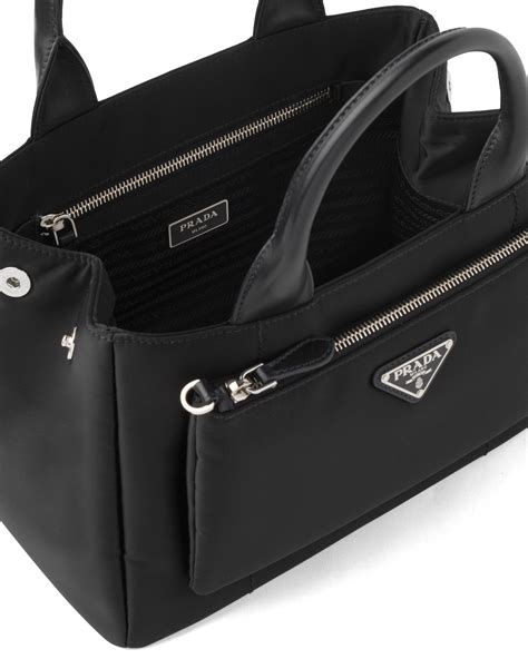 borsa prada nylon e cuoio|borse prada per donna.